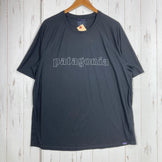 【Men's XL ブラック系】 2024 Patagonia ( パタゴニア ) キャプリーン クール トレイル グラフィック シャツ Capilene Cool Trail Graphic Shirt OTBK ポリエステル ウェア トップス インナー シャツ シ