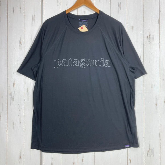 【Men's XL ブラック系】 2024 Patagonia ( パタゴニア ) キャプリーン クール トレイル グラフィック シャツ Capilene Cool Trail Graphic Shirt OTBK ポリエステル ウェア トップス インナー シャツ シ