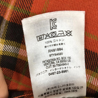 【Men's S オレンジ系】 Patagonia ( パタゴニア ) ロングスリーブ ライトウェイト フィヨルド フランネル シャツ Long Sleeve Lightweight Fjord Flannel Shirt 54020 International M - 【公式】2ndGEAR（セカンドギア）Webショップ【登山用品・アウトドア用品専門 買取販売店】