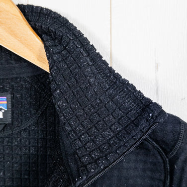 男士 XS 黑色 Patagonia R1 套头衫，涤纶羊毛夹克，黑色（z00053063）。