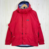 【Men's S レッド系】 1997 Patagonia ( パタゴニア ) トリオレット ジャケット TRIOLET JACKETS Burnt Chili / Classic Navy ナイロン ウェア トップス アウター ジャケット ハードシェル z000