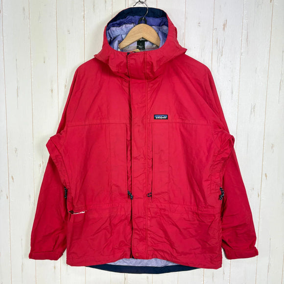 【Men's S レッド系】 1997 Patagonia ( パタゴニア ) トリオレット ジャケット TRIOLET JACKETS Burnt Chili / Classic Navy ナイロン ウェア トップス アウター ジャケット ハードシェル z000