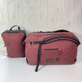 One Size Wine Red Jackwolfskin Traveltopia Duffle 60 Bag, Storage Duffel Bag, Boston Bag (z00054597)