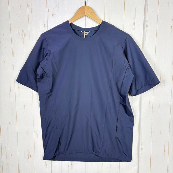 【Unisex XS ブルー系】 Houdini ( フーディニ ) ウェザー ティー Weather Tee 159784 BUCKET BLUE z00055957 BUCKET BLUE 化繊 ショートスリーブTシャツ クルーネック インナー シャツ トップス