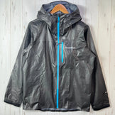 男式小号黑色 Montbell Peak Dry Shell（已停产，难寻）尼龙防雨夹克，带 GORE-TEX ShakeDry 功能