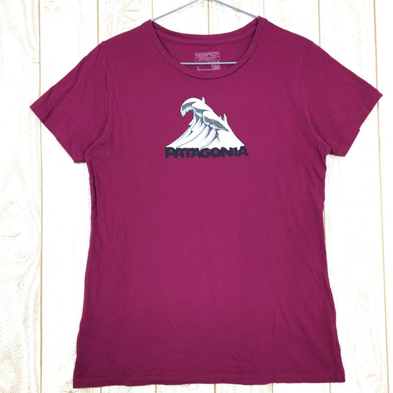 【Women's S パープル系】 Patagonia ( パタゴニア ) ウィメンズ ウェーブ オーガニックコットン Tシャツ 39120 International Women's  コットン ショートスリーブTシャツ クルーネック インナー シャツ トップス ウェ