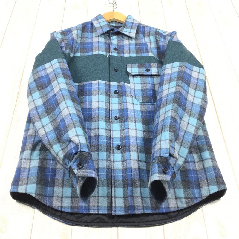 【男款M蓝】Pendleton Original Cpo 衬衫外套 Japan Fit Original Cpo 衬衫外套 Jp-Fit 羊毛绗缝 停产型号 难买 GT002/P