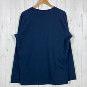 【Men's L ネイビー系】 Houdini ( フーディニ ) カバー クルー Cover Crew Blue Illusion ポリエステル ウェア トップス インナー シャツ ロングスリーブTシャツ クルーネック 化繊 z00053790 Blue Illu