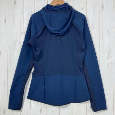 【Women's XS ネイビー系】 Mammut ( マムート ) アイガー スピード ミッドレイヤー ハイブリッド フーデッド ジャケット Eiger Speed ML Hybrid Hooded Jacket Women Eiger Extreme 防風 ストレッチ