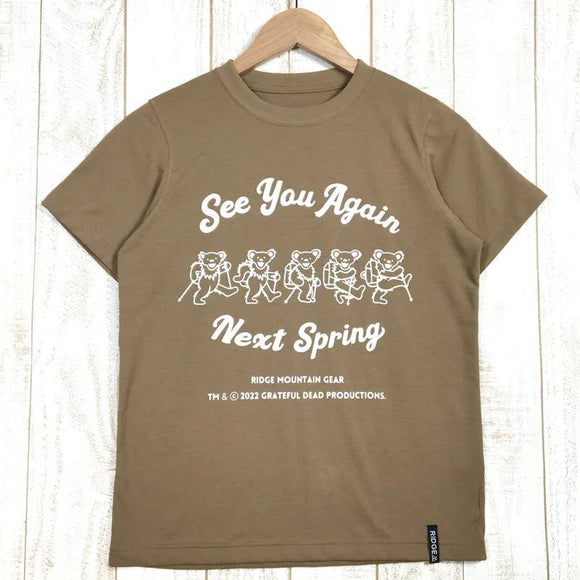 【Women's S ブラウン系】 Ridge Mountain Gear ( リッジマウンテンギア ) 2022 See You Again Next Spring Tシャツ グレイトフルデッドベア 熊保護活動 生産終了モデル 入手困難 Asian Women's - 【公式】2ndGEAR（セカンドギア）Webショップ【登山用品・アウトドア用品専門 買取販売店】