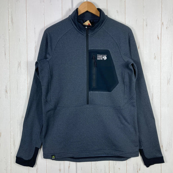 【Men's M グレー系】 Mountain Hardwear ( マウンテンハードウェア ) ポーラテック パワーグリッド ハーフジップ ジャケット Polartec Power Grid Half Zip Jacket ポリエステル ウェア トップス アウタ