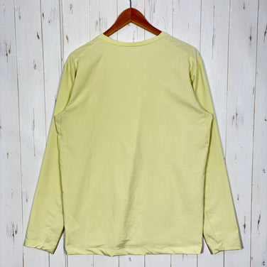 【Men's M イエロー系】 Houdini ( フーディニ ) カバー クルー Cover Crew ポリエステル ウェア トップス インナー シャツ ロングスリーブTシャツ クルーネック 化繊 z00059688  化繊 ロングスリーブTシャツ クルーネック