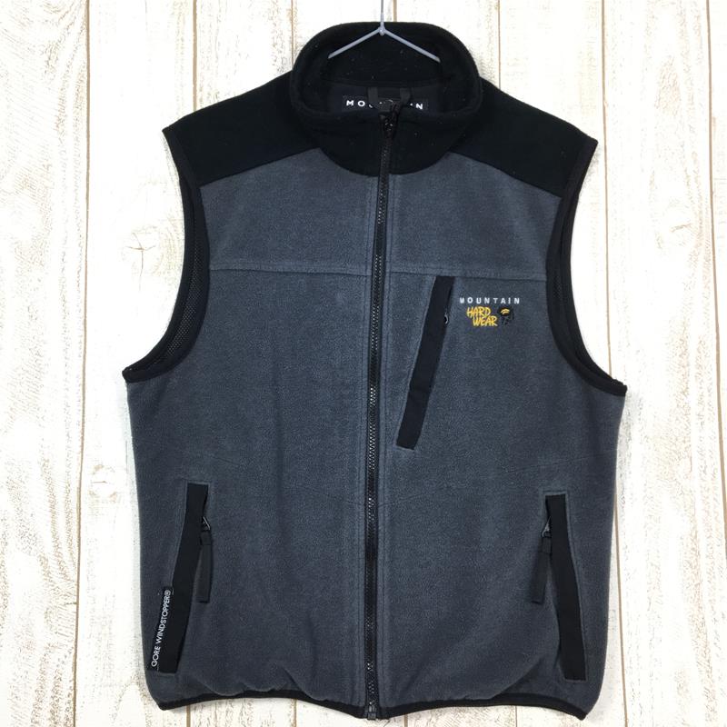 【Men's S グレー系】 Mountain Hardwear ( マウンテンハードウェア ) 1990S ゴアウィンドストッパー フリース ベスト Gorewindstopper Fleece Vest 入手困難 International Men's  フリ