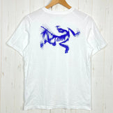 Arcteryx Kragg SL 棉质 Blurred Bird Crew 短袖（女款中号，白色）