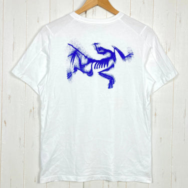 Arcteryx Kragg SL 棉质 Blurred Bird Crew 短袖（女款中号，白色）