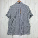 【Men's M グレー系】 Yamatomichi ( 山と道 ) メリノ ショートスリーブ シャツ Merino Short Sleeve Shirt ストライプ メリノウール100% 日本製 メリノウール ウェア トップス インナー シャツ ショートスリーブ-2