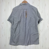 【Men's M グレー系】 Yamatomichi ( 山と道 ) メリノ ショートスリーブ シャツ Merino Short Sleeve Shirt ストライプ メリノウール100% 日本製 メリノウール ウェア トップス インナー シャツ ショートスリーブ