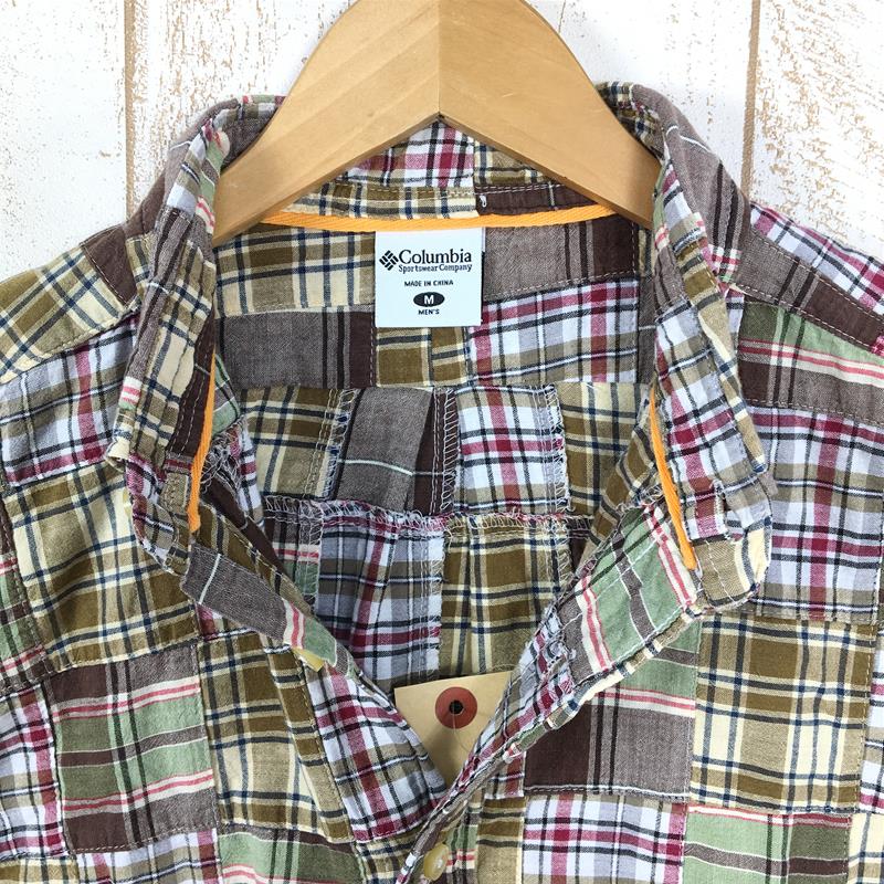 【Men's M ブラウン系】 Columbia ( コロンビア ) オッターロック ショートスリーブ シャツ Otter Rock S/S Shirt パッチワーク PM7636 Men's  コットン ショートスリーブシャツ インナー シャツ トップス ウェア