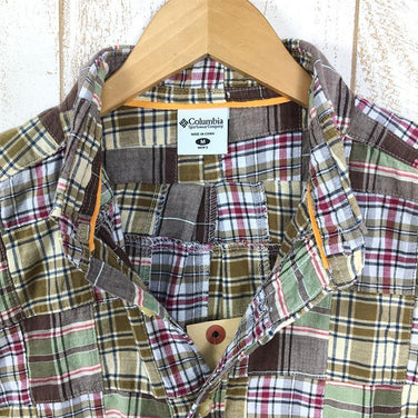 【Men's M ブラウン系】 Columbia ( コロンビア ) オッターロック ショートスリーブ シャツ Otter Rock S/S Shirt パッチワーク PM7636 Men's コットン ショートスリーブシャツ インナー シャツ トップス ウェア - 【公式】2ndGEAR（セカンドギア）Webショップ【登山用品・アウトドア用品専門 買取販売店】
