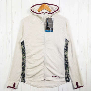【Unisex M アイボリー系】 Mountain Martial Arts | Mma ( マウンテンマーシャルアーツ ) パワーグリッド ジップフーディー Power Grid Zip Hoody Ivory ポリエステル ウェア トップス アウター ジャケット
