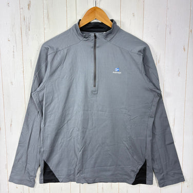【Men's L グレー系】 Finetrack ( ファイントラック ) ドラウト タフ ジップネック Drought Tough Zip Neck ナイロン ウェア トップス インナー シャツ ロングスリーブシャツ 化繊 z00057981  化繊 ロングスリ