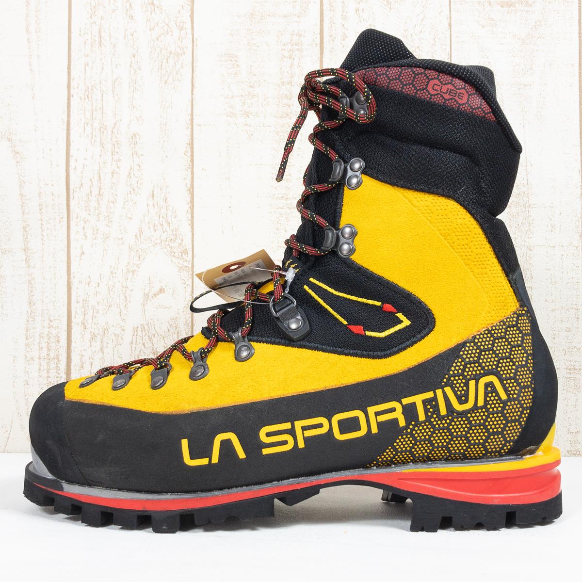 【Men's 27.3cm イエロー系】 La Sportiva ( ラ・スポルティバ ) ネパール キューブ Gtx Nepal Cube Gtx 厳冬期用 ワンタッチアイゼン対応 マウンテニアリング ブーツ 21K Men's  厳冬期用アルパインブーツ フットウェア