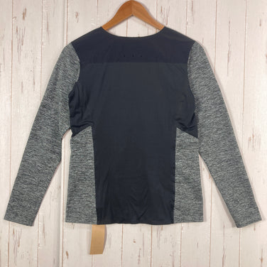 【Women's M グレー系】 The North Face ( ザ・ノースフェイス ) ロングスリーブハイブリッドフラッシュドライクルー L/S Hybrid FlashDry Crew ポリエステル ウェア トップス インナー シャツ ロングスリーブTシャツ ク