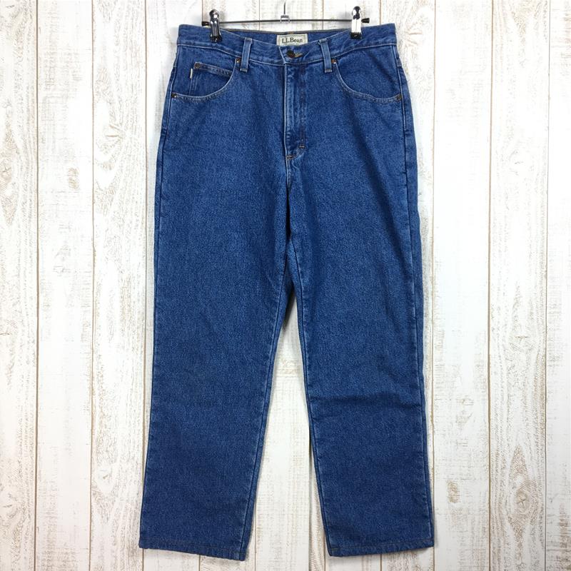 【男款31-30蓝色】Llbean Double L Jeans 经典版型法兰绒内衬牛仔长裤 100220 男士棉质