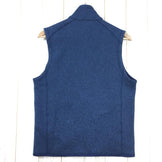 【Men's S ブルー系】 Patagonia ( パタゴニア ) ベター セーター ベスト Better Sweater Vest フリース 企業刺繍 ユニフォーム 25881 International Men's フリース ベスト トップス ウェア - 【公式】2ndGEAR（セカンドギア）Webショップ【登山用品・アウトドア用品専門 買取販売店】