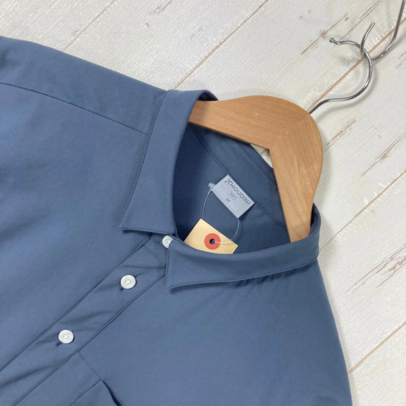 【Men's M ネイビー系】 Houdini ( フーディニ ) ショートスリーブ シャツ Shortsleeve Shirt ポリエステル ウェア トップス インナー シャツ ショートスリーブシャツ 化繊 z00059696  化繊 ショートスリーブシャツ イン