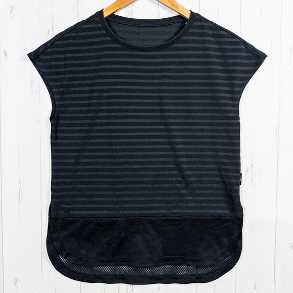 【Women's M ブラック系】 Cw-X ( シーダブリューエックス ) アウター トップ ヨガウエア Tシャツ(半袖) OUTER TOP YOGA WEAR T-SHIRT (SHORT SLEEVE) ポリエステル ウェア トップス インナー シャツ ショート - 【公式】2ndGEAR（セカンドギア）Webショップ【登山用品・アウトドア用品専門 買取販売店】