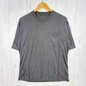 【中性款 1 灰色系】 迷迭香羊毛徒步T恤 Wool Hiker Tee MCS-2B GRY z00058295 灰色 羊毛 短袖T恤 圆领 内搭 上衣 服装