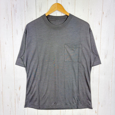 [Unisex 1 Grey] Rosemary Wool Hiker Tee MCS-2B GRY z00058295 GRY Wool Short Sleeve T-Shirt Crew Neck Inner Shirt Top Wear