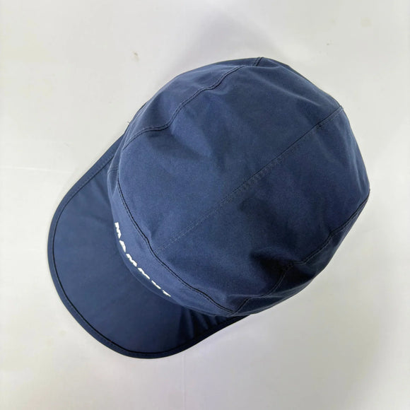 【Unisex S/M ネイビー系】 Mammut ( マムート ) クライメート ゴアテックス キャップ アジアンフィット Climate Gore-Tex Cap AF 2レイヤーGORE-TEX 折りたたみ式バイザー ポリエステル ウェア ウェア小物 ヘッドウェア