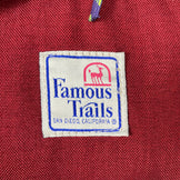 【OneSize レッド系】 1990s Famous Trails ( フェイマストレイルズ ) コーデュラナイロン ダッフルバッグ 生産終了モデル 入手困難 アメリカ製 バッグ ストレージ ダッフルバッグ ボストンバッグ z00059337  ダッフルバッグ