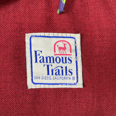 【OneSize レッド系】 1990s Famous Trails ( フェイマストレイルズ ) コーデュラナイロン ダッフルバッグ 生産終了モデル 入手困難 アメリカ製 バッグ ストレージ ダッフルバッグ ボストンバッグ z00059337  ダッフルバッグ