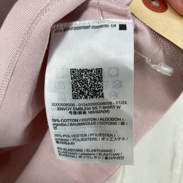 【Women's M ピンク系】 Arcteryx ( アークテリクス ) エンボイ エンブレム ショートスリーブ Envoy Emblem Short Sleeve Alpine Rose オーガニックコットン混 / ストレッチ オーガニックコットン ウェア トップ
