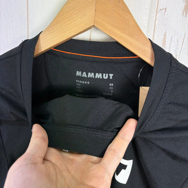 【Men's XS ブラック系】 Mammut ( マムート ) QD ロゴ プリント ロングスリーブ Tシャツ アジアンフィット QD Logo Print Longsleeve T-shirts AF 速乾 UVプロテクション UPF50+ ポリエステル ウェア