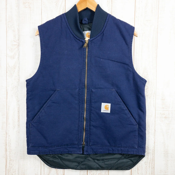【Men's M ネイビー系】 1990s Carhartt ( カーハート ) アークティック キルテッド ダック ベスト Arctic Quilted Duck Vest Midnight 希少カラー 入手困難 コットン ウェア トップス ベスト コットン z0 - 【公式】2ndGEAR（セカンドギア）Webショップ【登山用品・アウトドア用品専門 買取販売店】