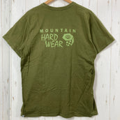 【Men's M グリーン系】 Mountain Hardwear ( マウンテンハードウェア ) ショートスリーブ コットン ロゴティー コットン ウェア トップス インナー シャツ ショートスリーブTシャツ クルーネック コットン z00057778  コットン