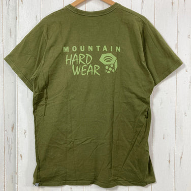 【Men's M グリーン系】 Mountain Hardwear ( マウンテンハードウェア ) ショートスリーブ コットン ロゴティー コットン ウェア トップス インナー シャツ ショートスリーブTシャツ クルーネック コットン z00057778  コットン