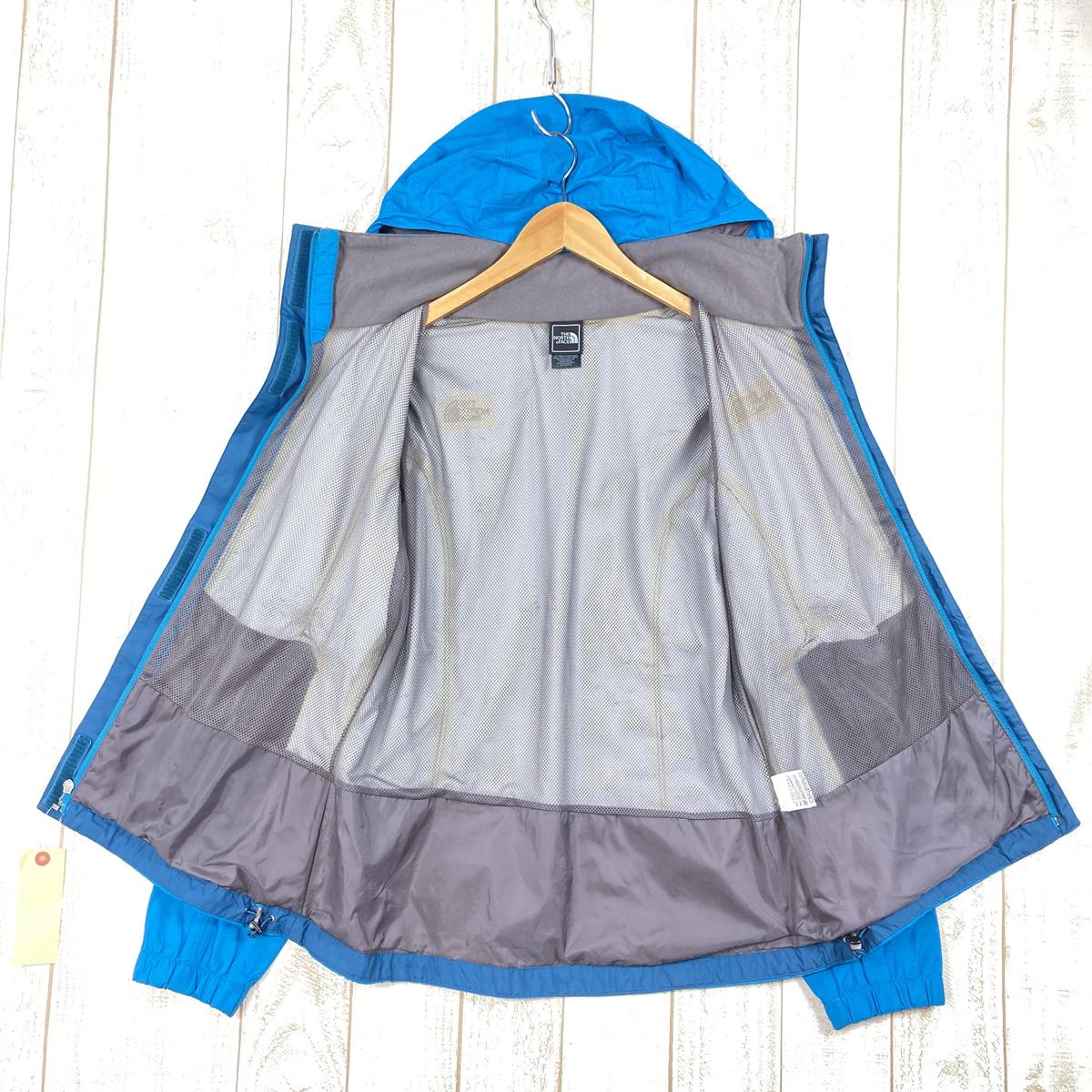 [女式 M 蓝色] The North Face Resolve 夹克雨衣 Hyvent2L 连帽衫 NPW01208 国际女式 Rain Shell Out