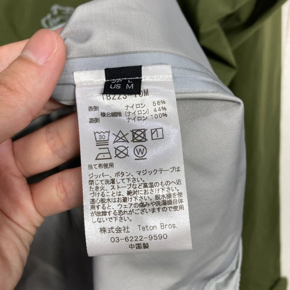 【Men's L グリーン系】 Teton Bros ( ティートンブロス ) ツルギ ジャケット Tsurugi Jacket Täsmä 50D ストレッチ ハードシェル ナイロン ウェア トップス アウター ジャケット ハードシェル z00060833  ハー