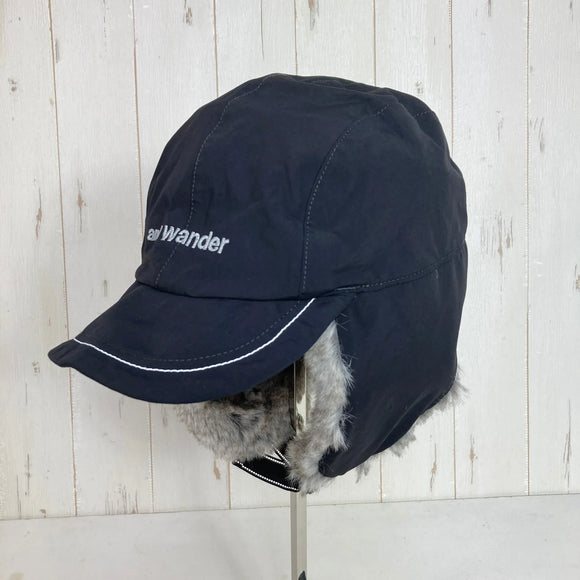 【Unisex OneSize ブラック系】 And Wander ( アンドワンダー ) コーデュラ 3L ボア キャップ CORDURA 3L Boa Cap 防水透湿 シームテープ イヤーフラップ ナイロン ウェア ウェア小物 ヘッドウェア キャップ z00060580