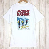 【Men's S ホワイト系】 American Backcountry ( アメリカンバックカントリー ) マウントレーニアtシャツ希少なアウトドアtシャツ 生産終了モデル International Men's コットン ショートスリーブTシャツ クルーネック - 【公式】2ndGEAR（セカンドギア）Webショップ【登山用品・アウトドア用品専門 買取販売店】