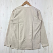【Men's M ベージュ系】 Houdini ( フーディニ ) カバー クルー Cover Crew Foggy Mountain ポリエステル ウェア トップス インナー シャツ ロングスリーブTシャツ クルーネック 化繊 z00059717 Foggy Mo