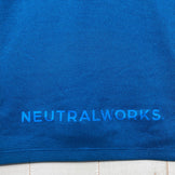 【Unisex M ブルー系】 Neutral Works（ニュートラル ワークス） ハヤチ / ロングスリーブクルー HAYACHI / LONG SLEEVE CREW ポリエステル ウェア トップス インナー シャツ ロングスリーブTシャツ クルーネック 化繊