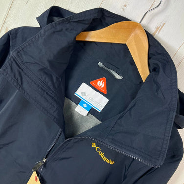 Columbia Lake Powell Jacket, Men's Medium Navy, Nylon, Windshell Jacket, z00053563