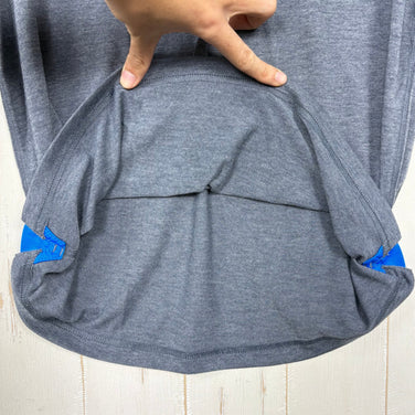 【Men's S ネイビー系】 2015 Patagonia ( パタゴニア ) ショートスリーブ ナイン トレイルズ シャツ S/S Nine Trails Shirt ポリエステル ウェア トップス インナー シャツ ショートスリーブTシャツ クルーネック 化繊