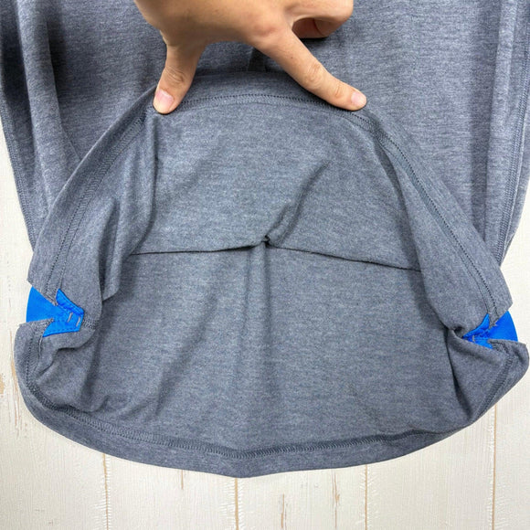 【Men's S ネイビー系】 2015 Patagonia ( パタゴニア ) ショートスリーブ ナイン トレイルズ シャツ S/S Nine Trails Shirt ポリエステル ウェア トップス インナー シャツ ショートスリーブTシャツ クルーネック 化繊